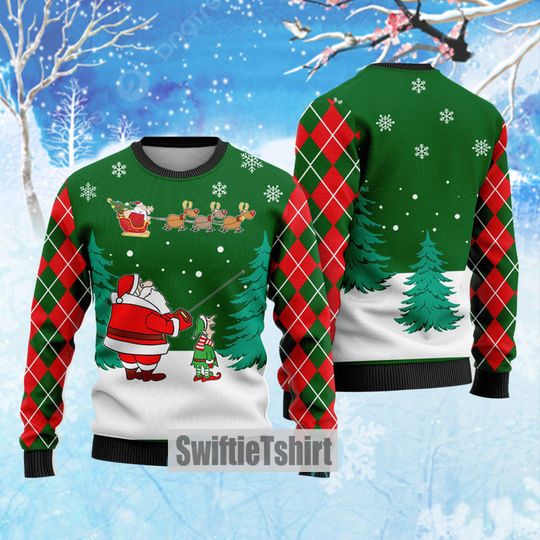 Funny Delivery Santa Ugly Christmas Sweater - Image 9