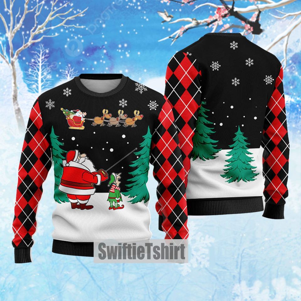 Funny Delivery Santa Ugly Christmas Sweater