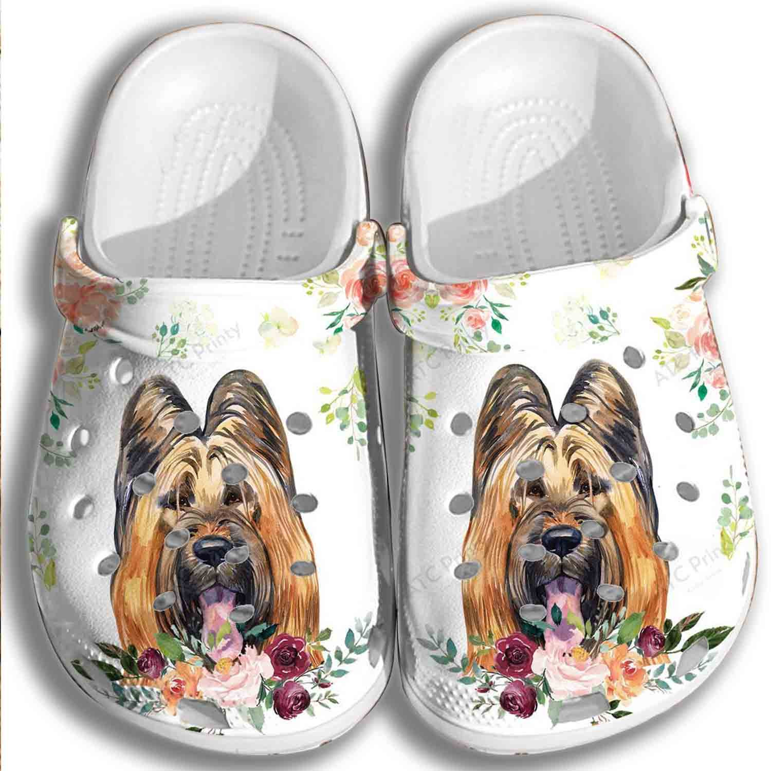 Funny Dog Shoes Puppy Flower Crocbland Clogs Gifts For Schoolgirl