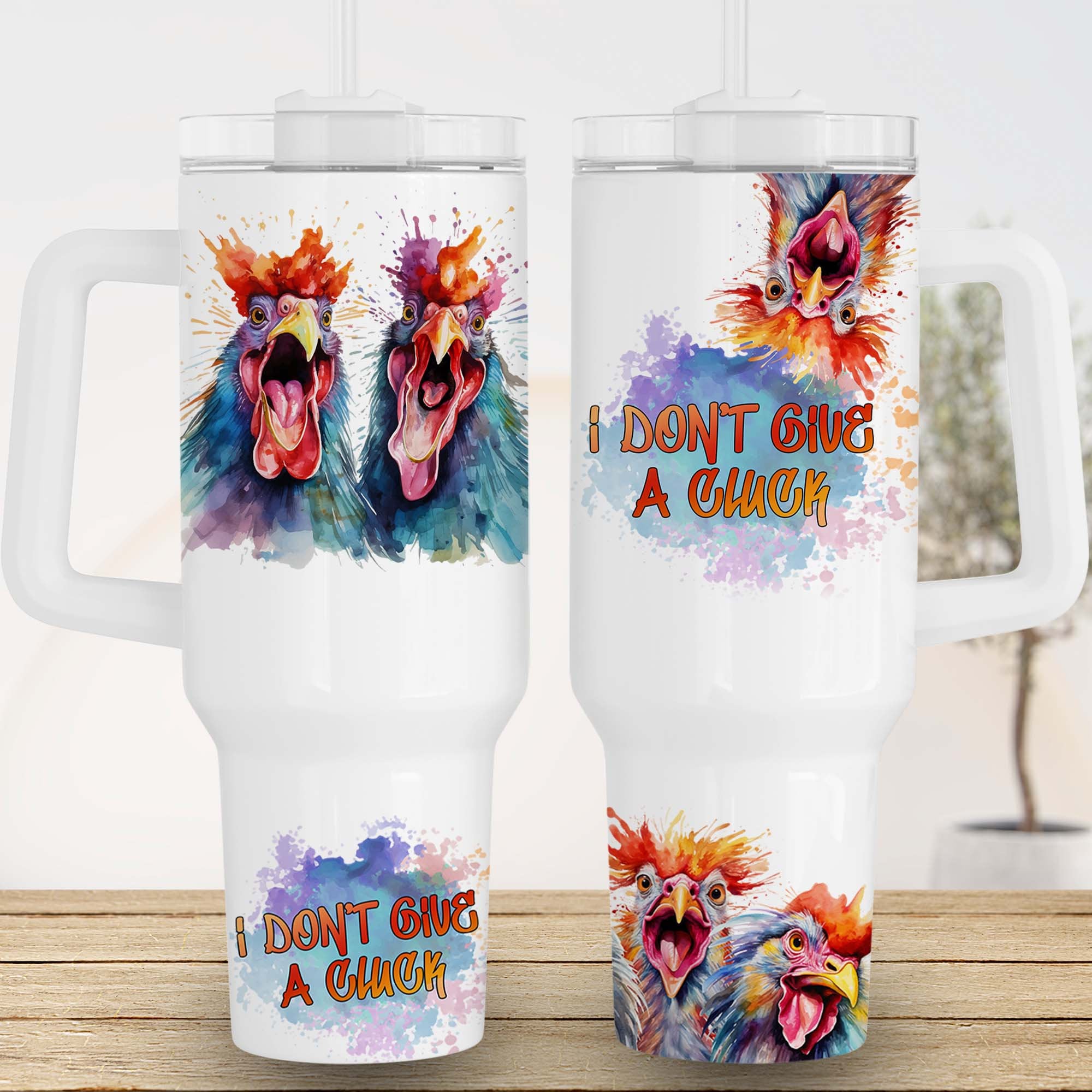 Funny Farm Chicken Custom Stanley Cup 40 oz 30 oz Tumbler With HandleTVC2301965