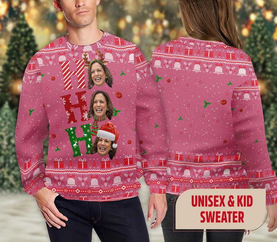 Funny Harris Face Christmas Sweatshirt