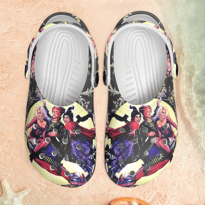 Funny Hocus Pocus Witches Clogs Shoes