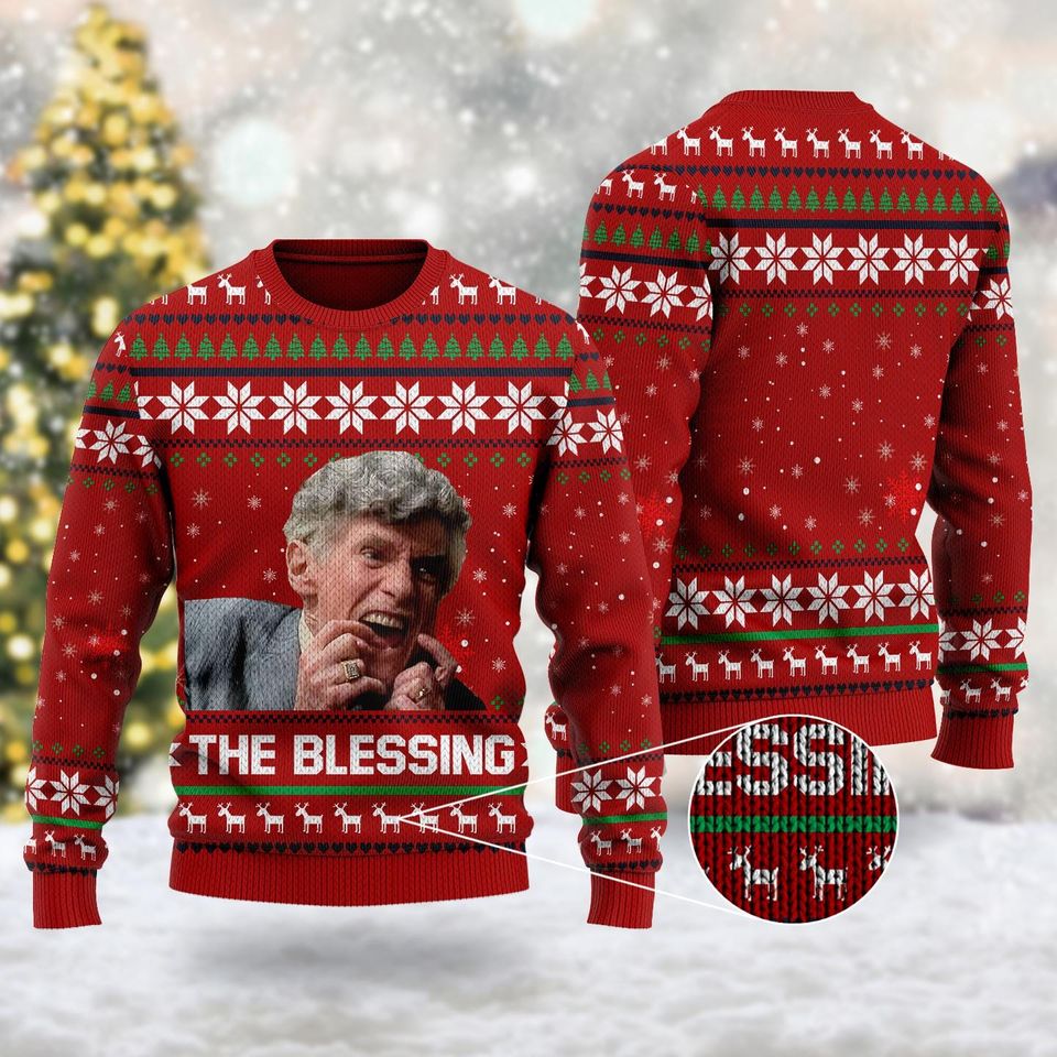 Funny Meme 3D shirt, 80s American Comedy Movie Ugly Christmas Sweater