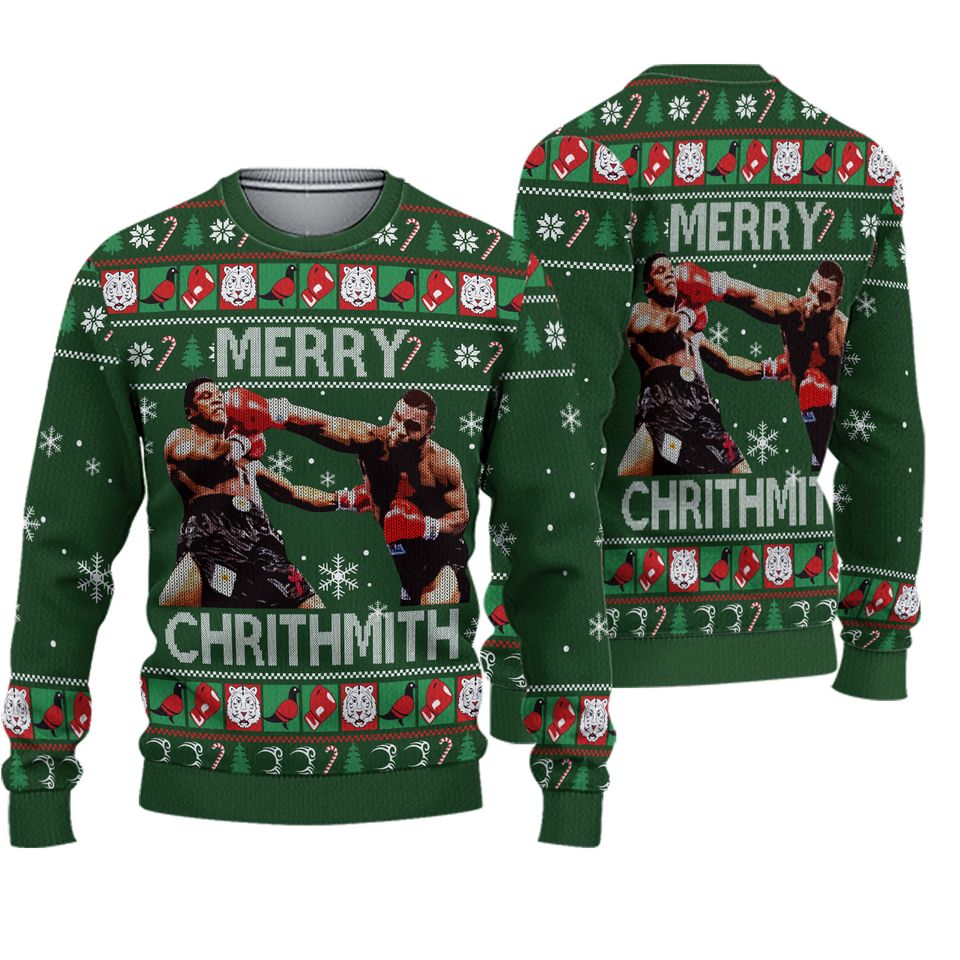Funny Mike Tyson ugly Christmas Sweater