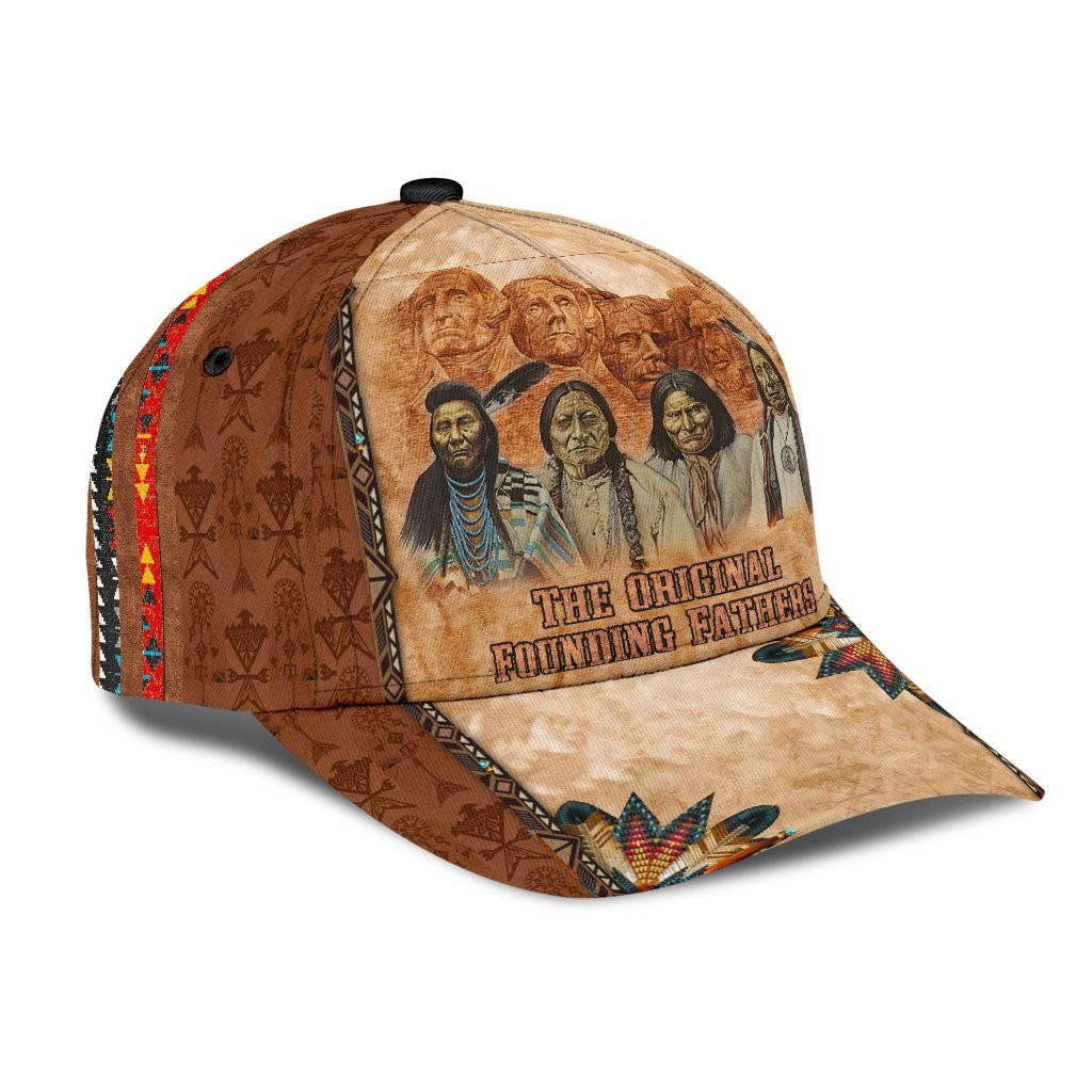Funny Original Founding Fathers Native American Classic Cap for Men, Women Trucker Hats Custom Hats Gifts For Men & Women