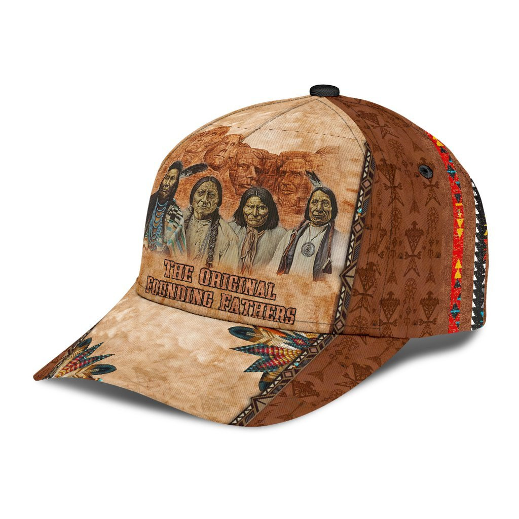 Funny Original Founding Fathers Native American Classic Cap for Men, Women Trucker Hats Custom Hats Gifts For Men & Women