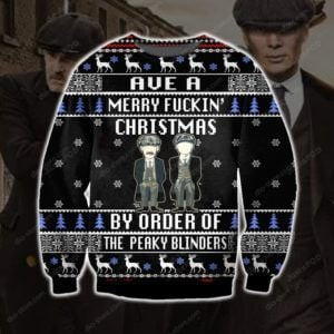 Funny Peaky Blinders Ugly Christmas Sweater Adult 3D Funny Matching for family