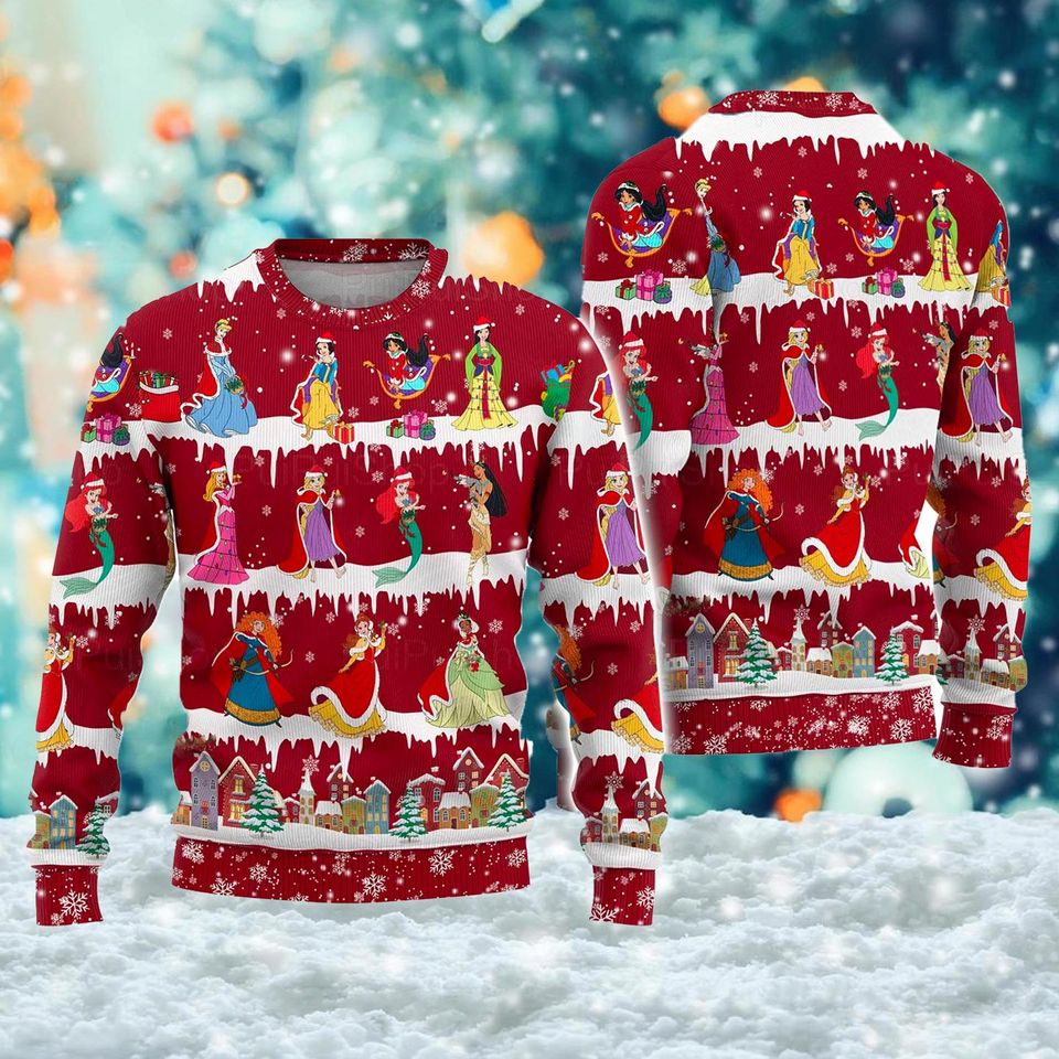 Funny Princess Team Girl Ugly Christmas Sweater