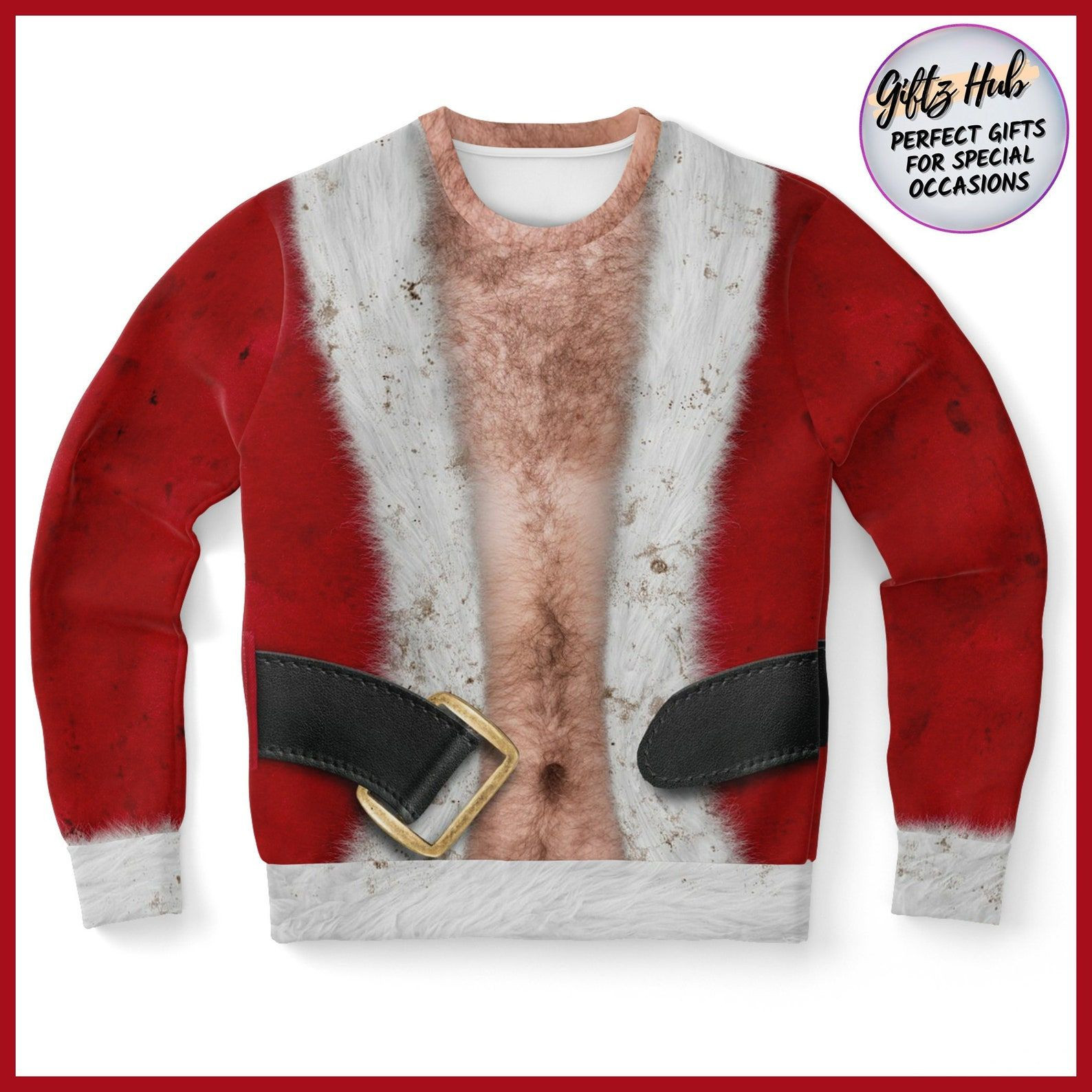 Funny Santa Clause For Unisex Ugly Christmas Sweater Adult 3D Funny Matching for family