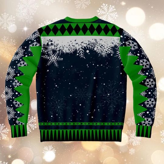 Funny Santa Pole Dance Ugly Christmas Sweatshirt - Working It at the Pole Holiday Sweatshirt - Image 7