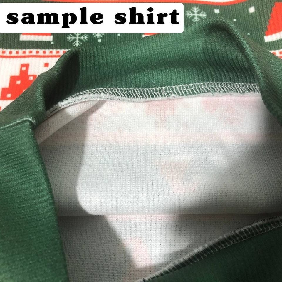 Funny Santa Topless Sweater Santa Tattooed Christmas Lights Knitted Ugly Sweater - Image 4