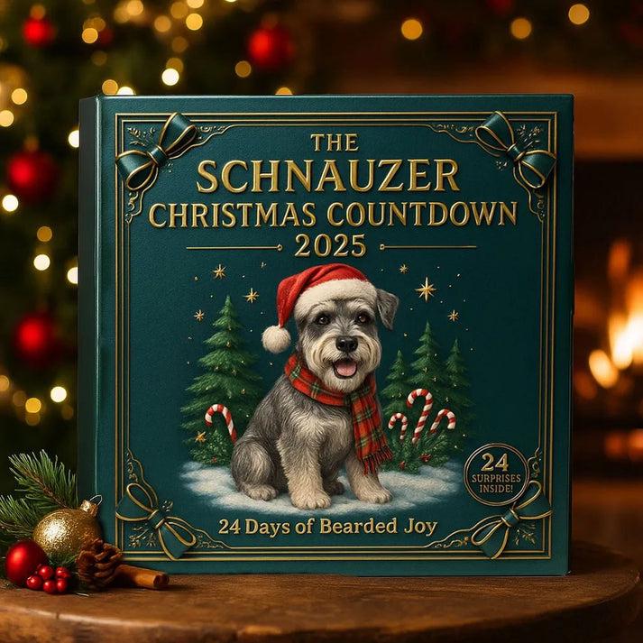 Funny Schnauzer Advent Calendar 2025, 24 Days of Dog Figurine Surprises Calendar, Christmas Countdown Gift Box for Schnauzer Lovers - Image 2
