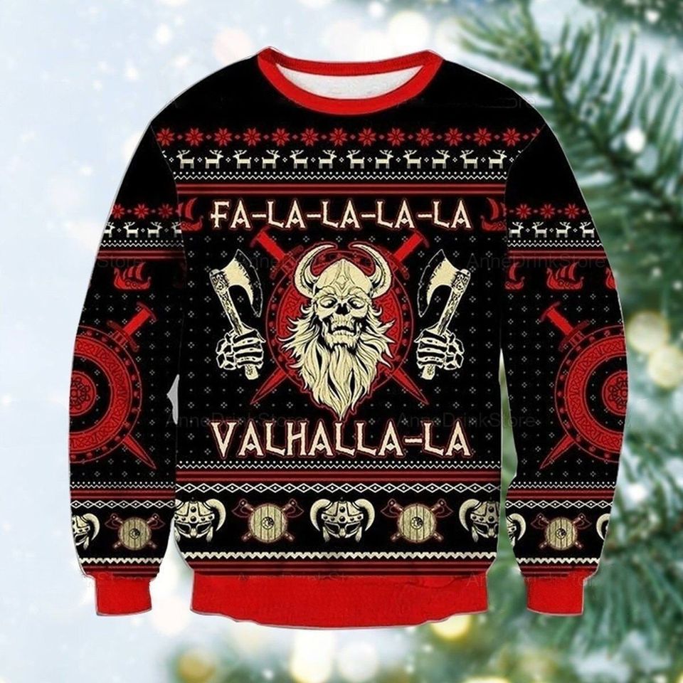 Funny Show Ugly Christmas Sweater, Valhalla Ugly Xmas Sweatshirt