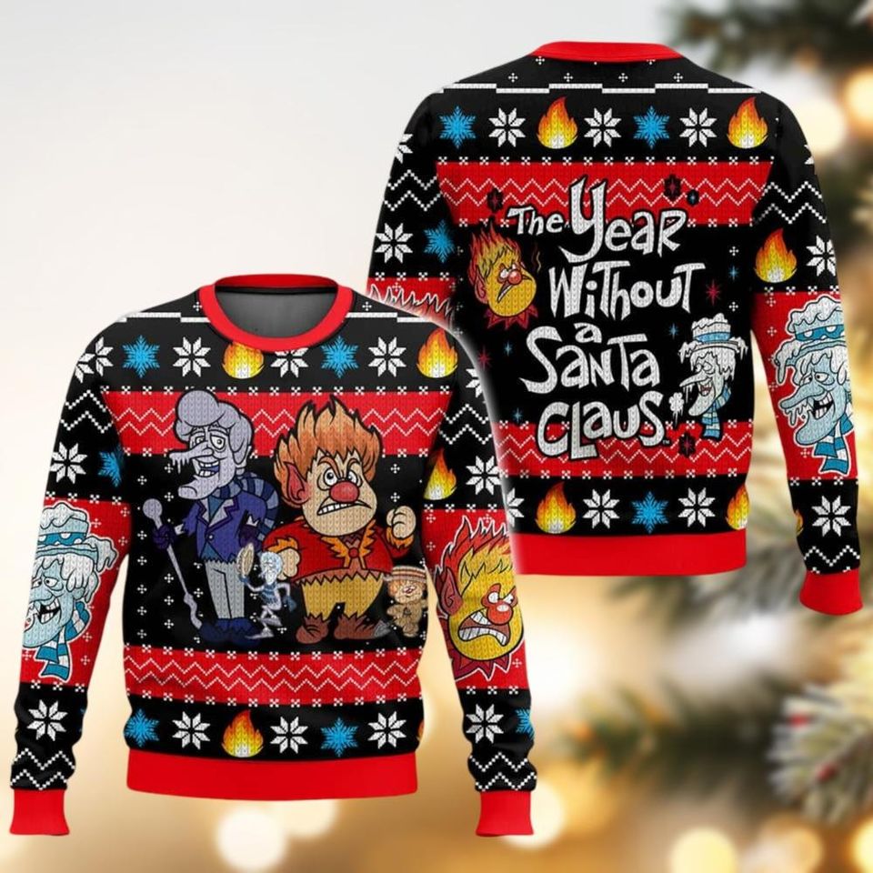 Funny The Year Without A Santa Claus Ugly Christmas Sweater