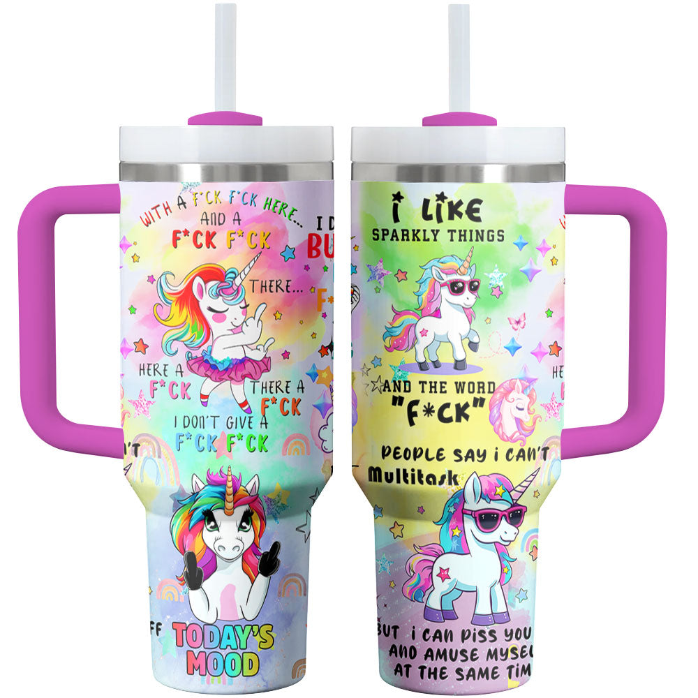 Funny Unicorn Custom Stanley Cup 40 oz 30 oz Tumbler With HandleTVC2301791