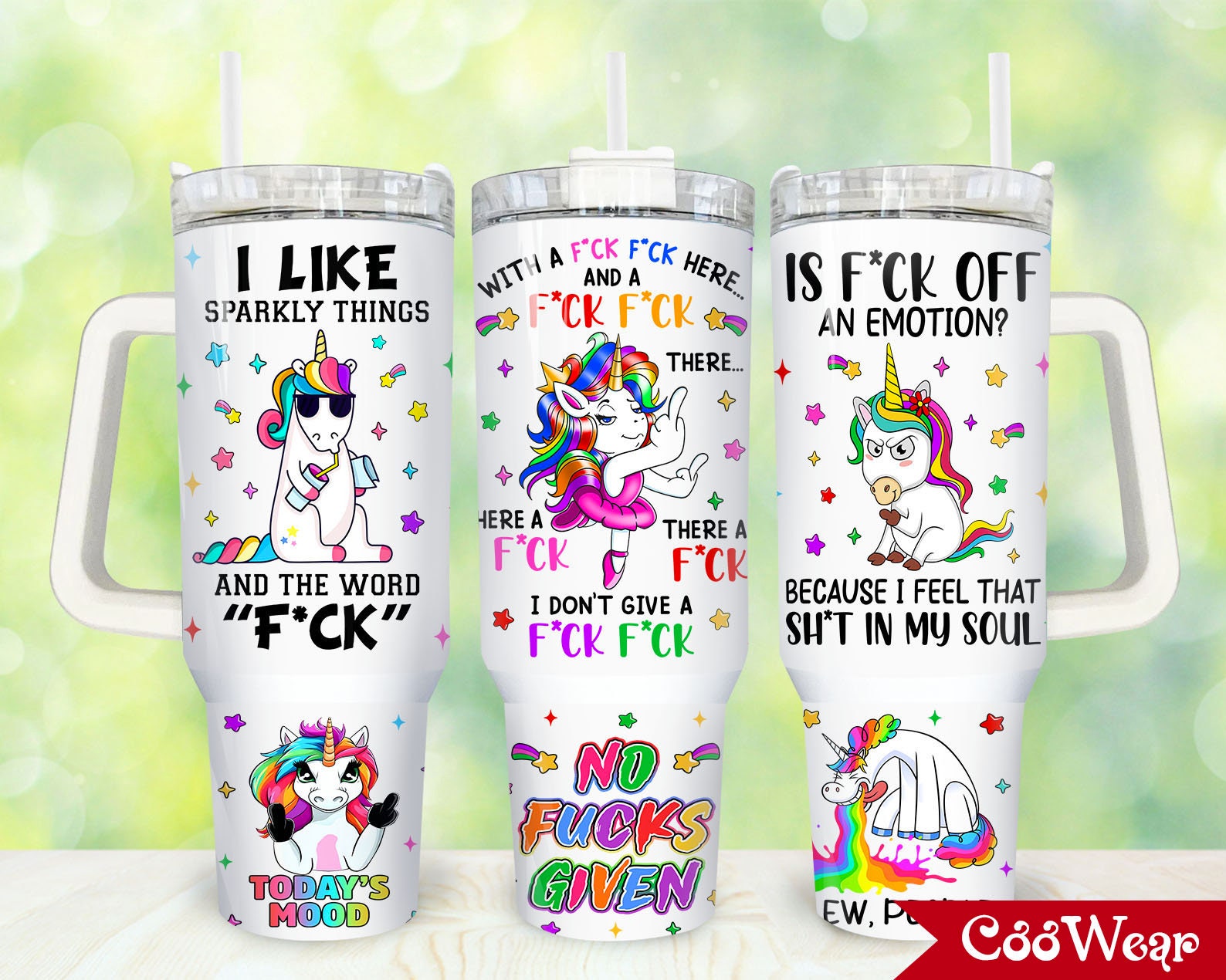 Funny Unicorn Custom Stanley Cup 40 oz 30 oz Tumbler With HandleTVC2301858