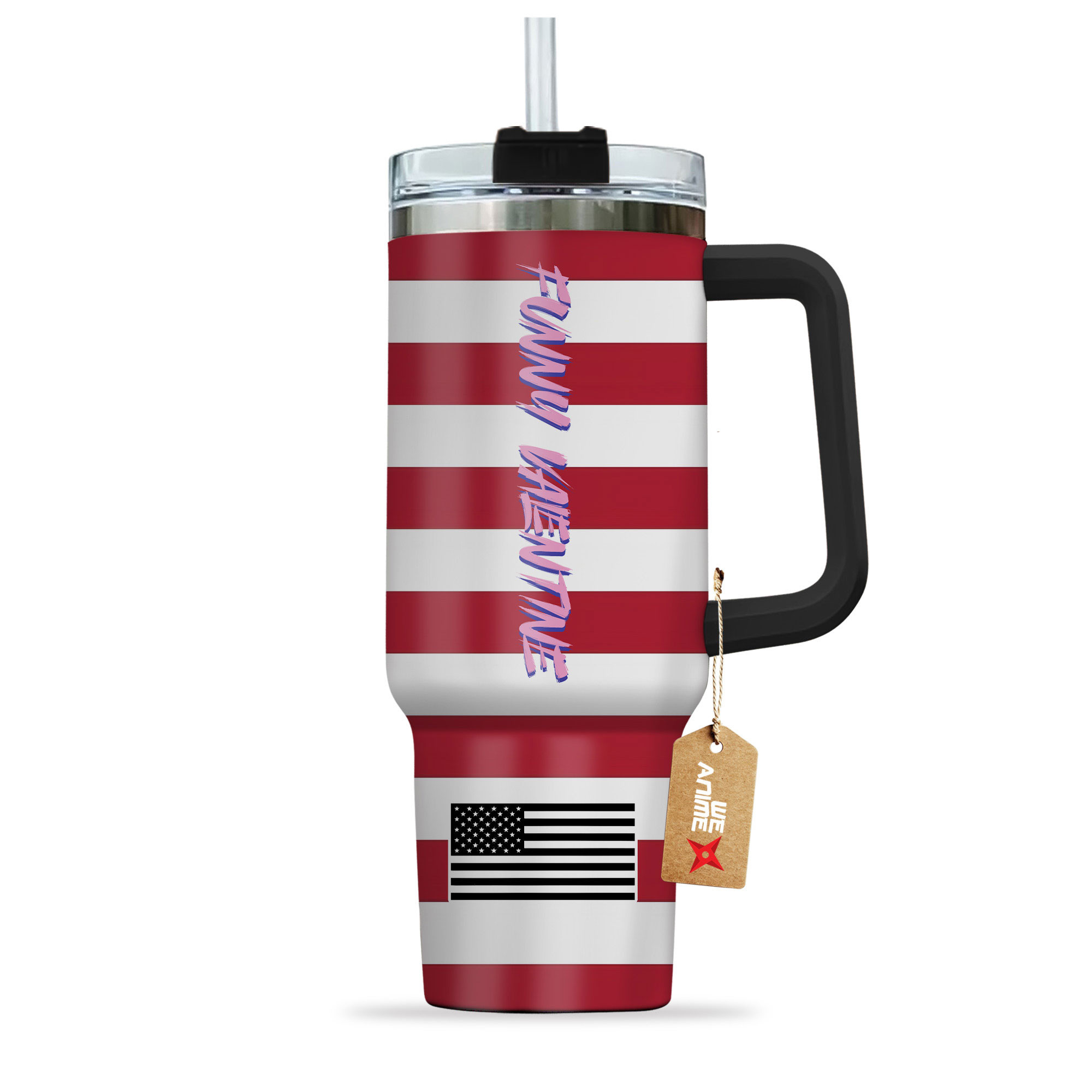 Funny Valentine JoJo’s Bizarre Anime Custom Stanley Cup 40 oz 30 oz Tumbler With HandleTVC2301149 - Image 3