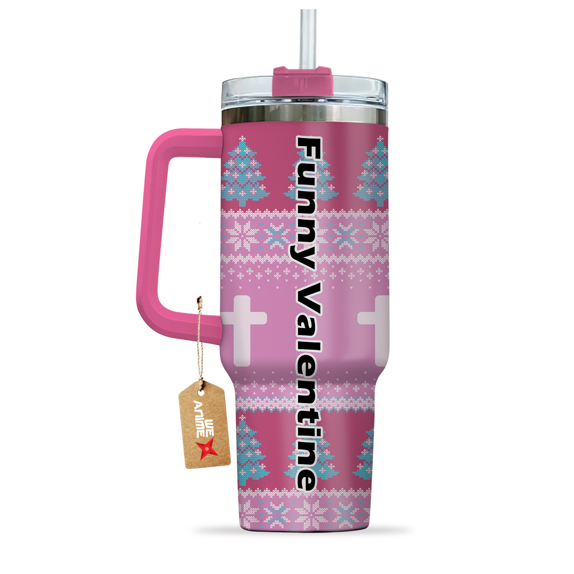 Funny Valentine JoJo’s Bizarre Anime Custom Stanley Cup 40 oz 30 oz Tumbler With HandleTVC2301165 - Image 3