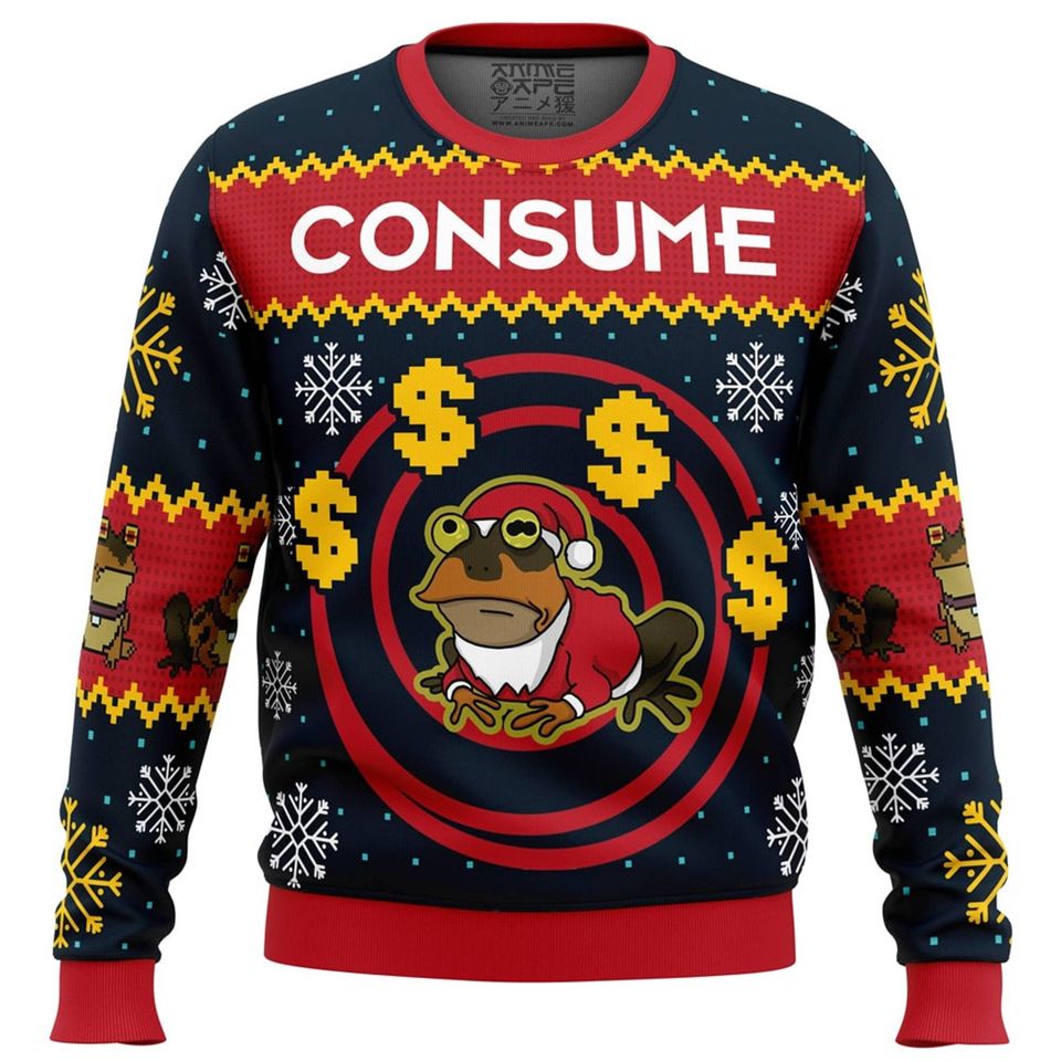 Futurama Ugly Christmas  |Hypnotoad Consume Ugly Sweater