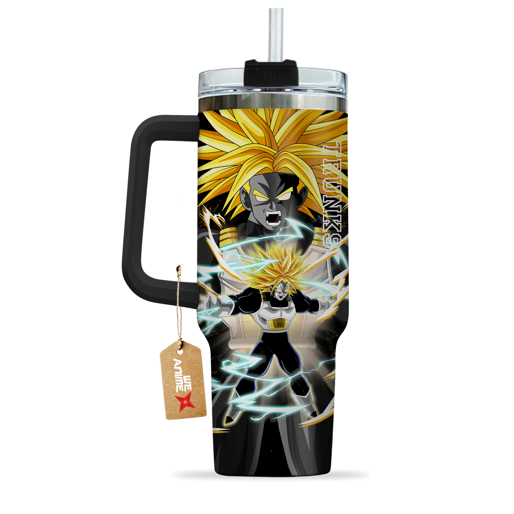 Future Trunks Ultra Super Saiyan Dragon Ball Anime Custom Stanley Cup 40 oz 30 oz Tumbler With HandleTVC2301200