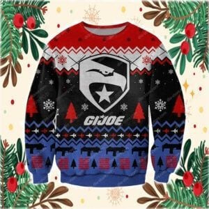 G.I.Joe Cobra Ugly Christmas Sweater Adult 3D Funny Matching for family