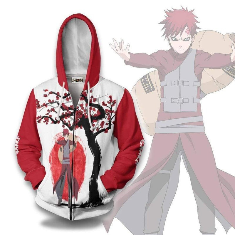 Gaara 3D All Over Print Hoodie, Zip Hoodie