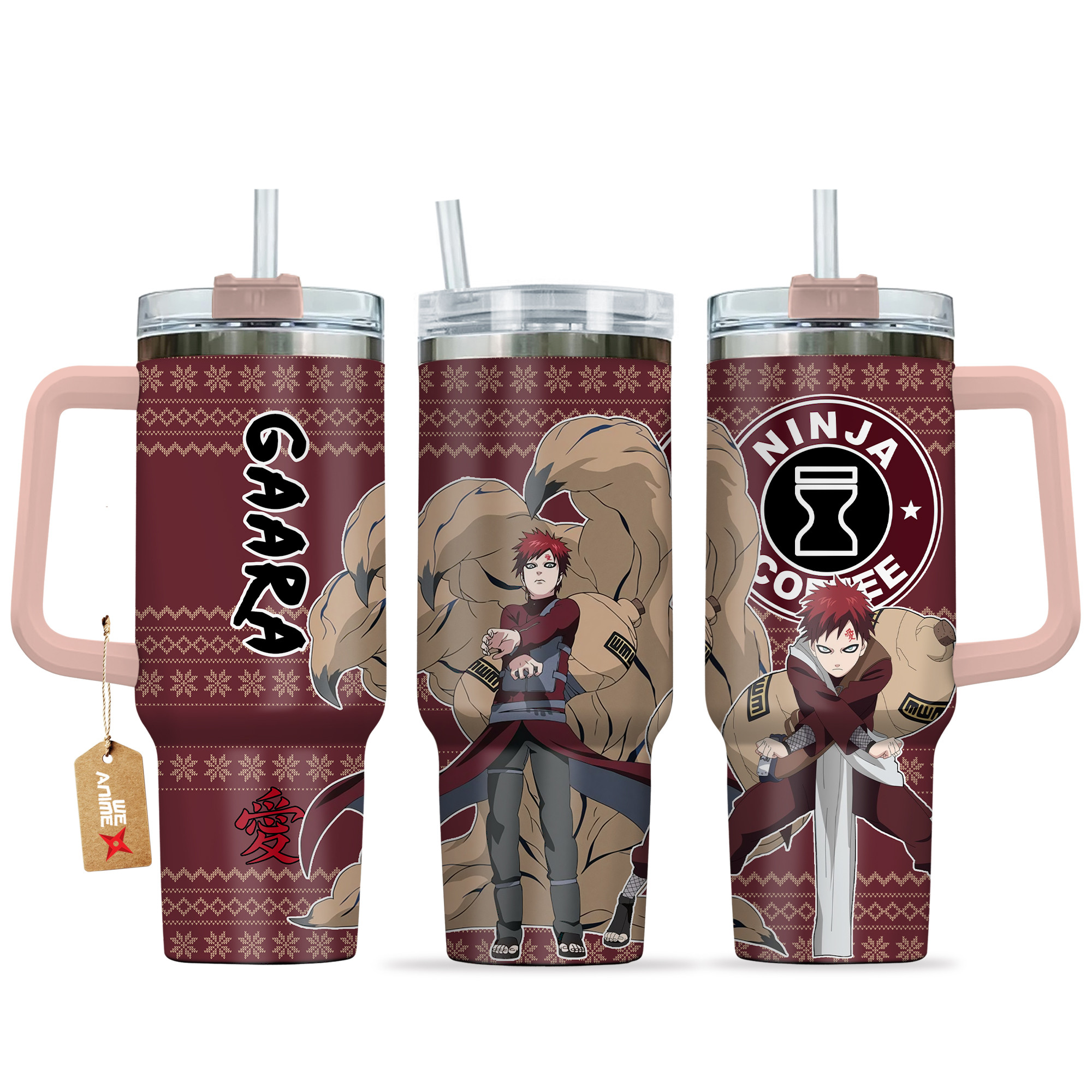 Gaara Naruto Anime Custom Stanley Cup 40 oz 30 oz Tumbler With HandleTVC2301162