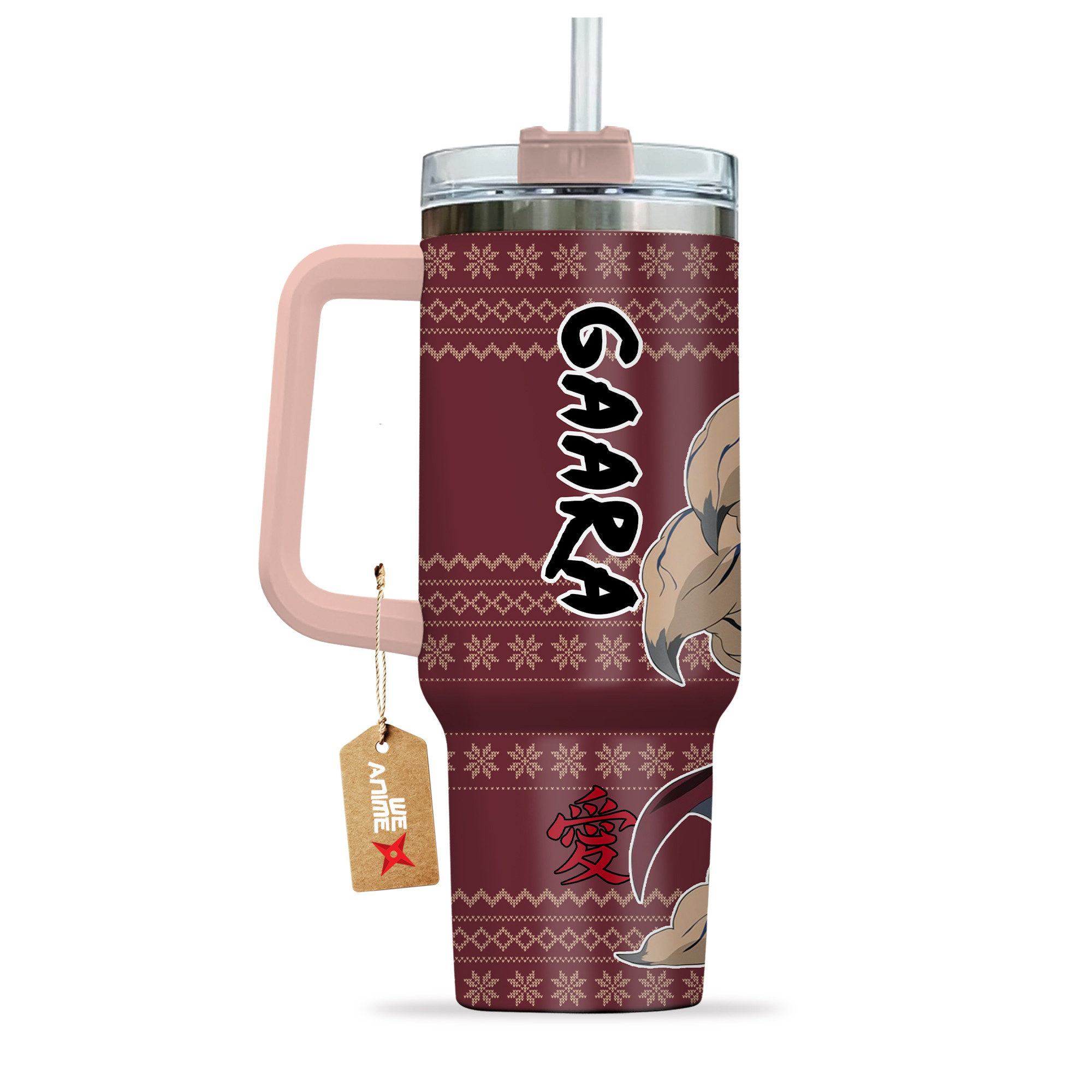 Gaara Naruto Anime Custom Stanley Cup 40 oz 30 oz Tumbler With HandleTVC2301162 - Image 3