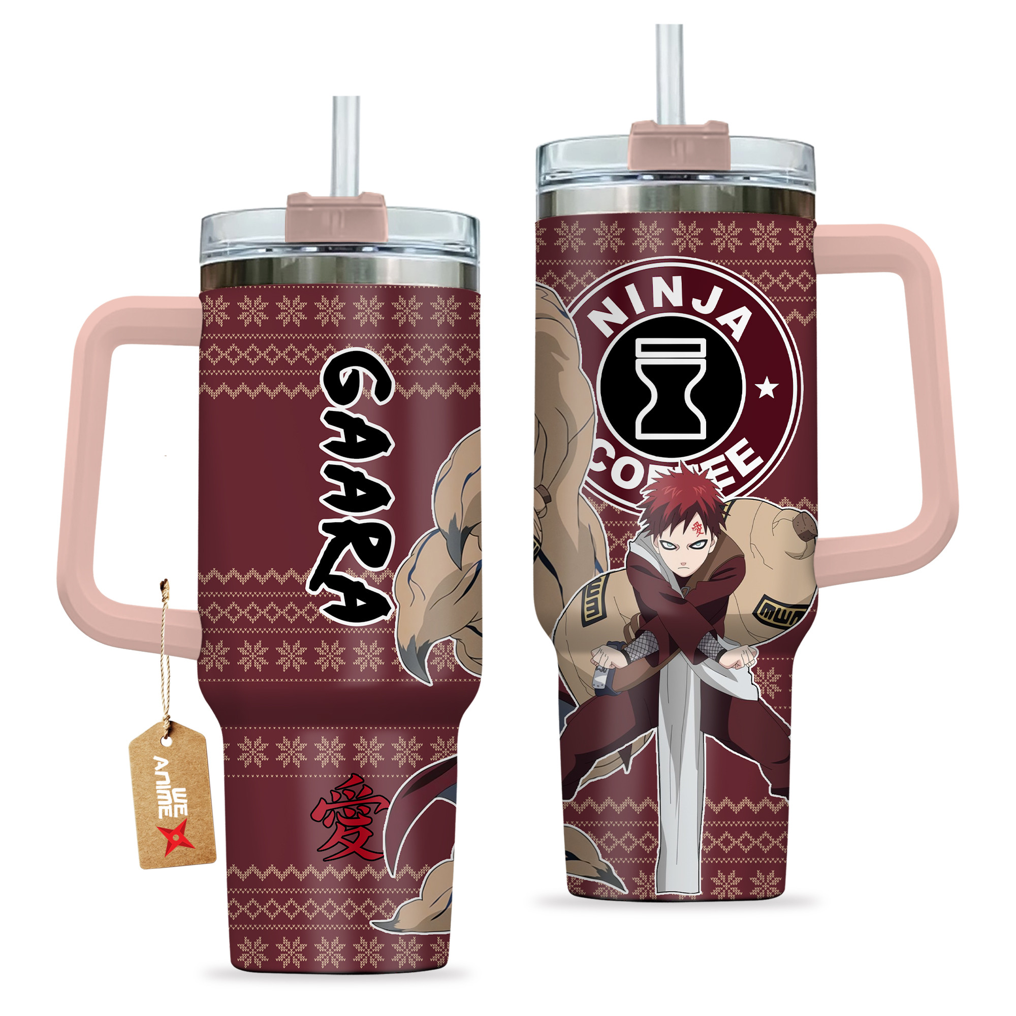 Gaara Naruto Anime Custom Stanley Cup 40 oz 30 oz Tumbler With HandleTVC2301162 - Image 2
