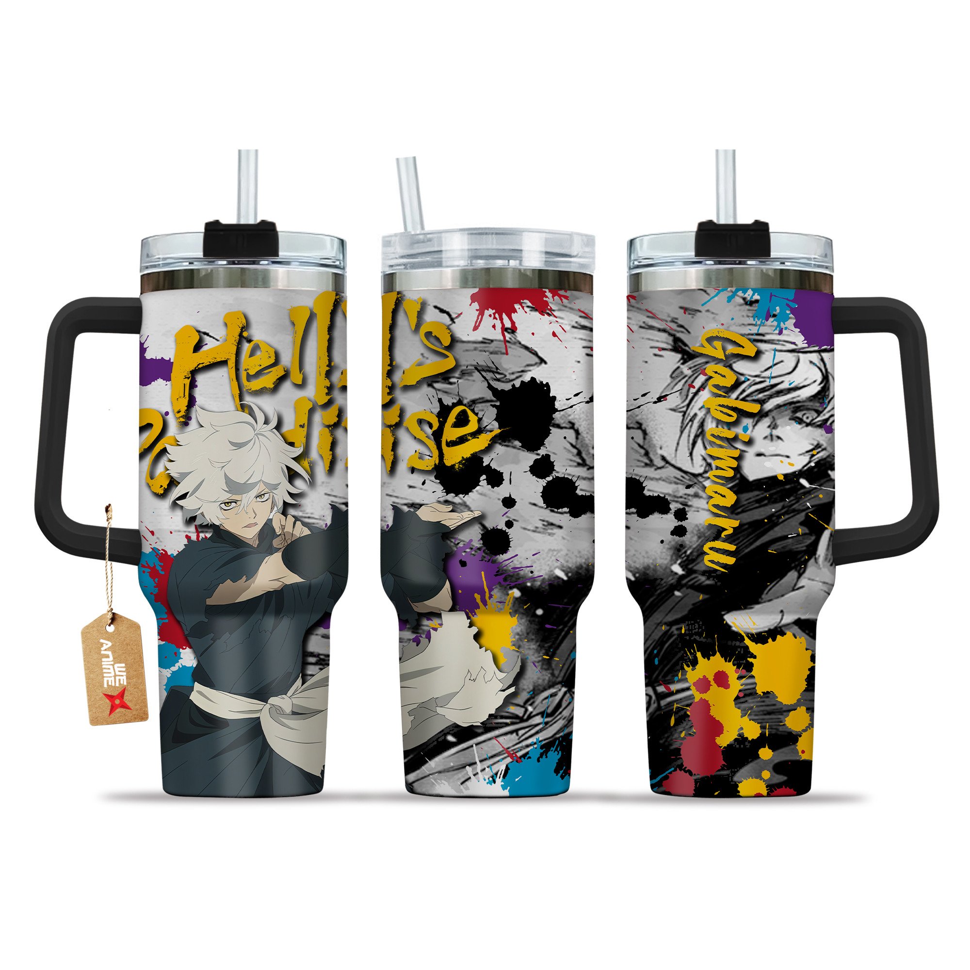 Gabimaru Hellâ€™s Paradise: Jigokuraku AnimeÂ  Custom Stanley Cup 40 oz 30 oz Tumbler With HandleTVC2301207