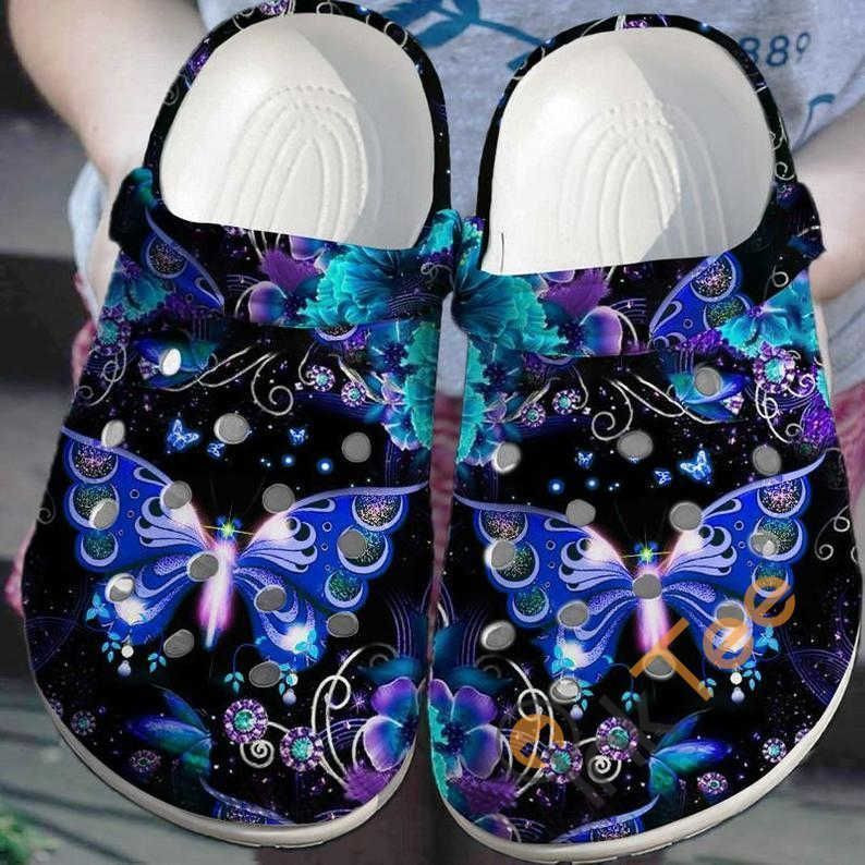 Galaxy Butterfly clog Shoes