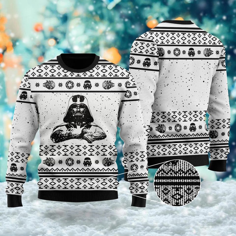 Galaxy Dad Ugly Christmas Sweater, Star Hero Xmas Sweatshirt