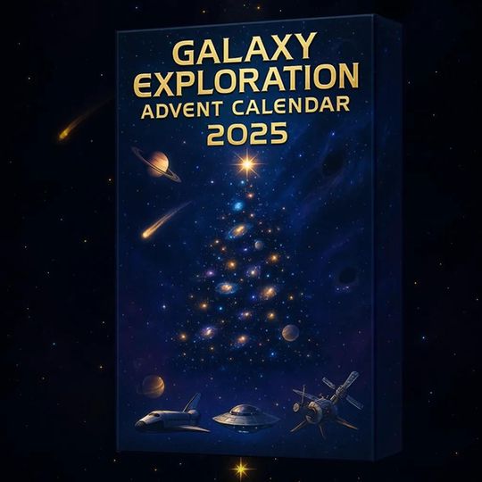 Galaxy Exploration Advent Calendar 2025, Space 24 Days Countdown Gift, Christmas Gift - Image 8