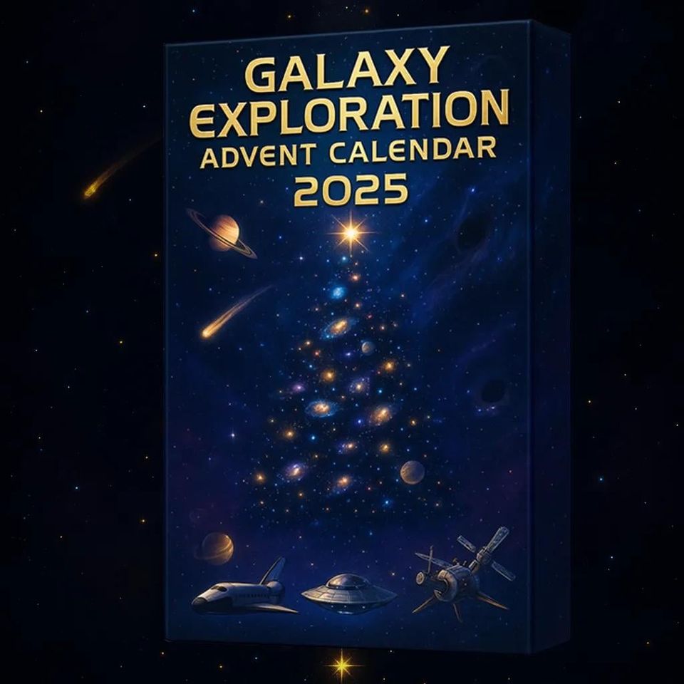 Galaxy Exploration Advent Calendar 2025, Space 24 Days Countdown Gift, Christmas Gift - Image 3