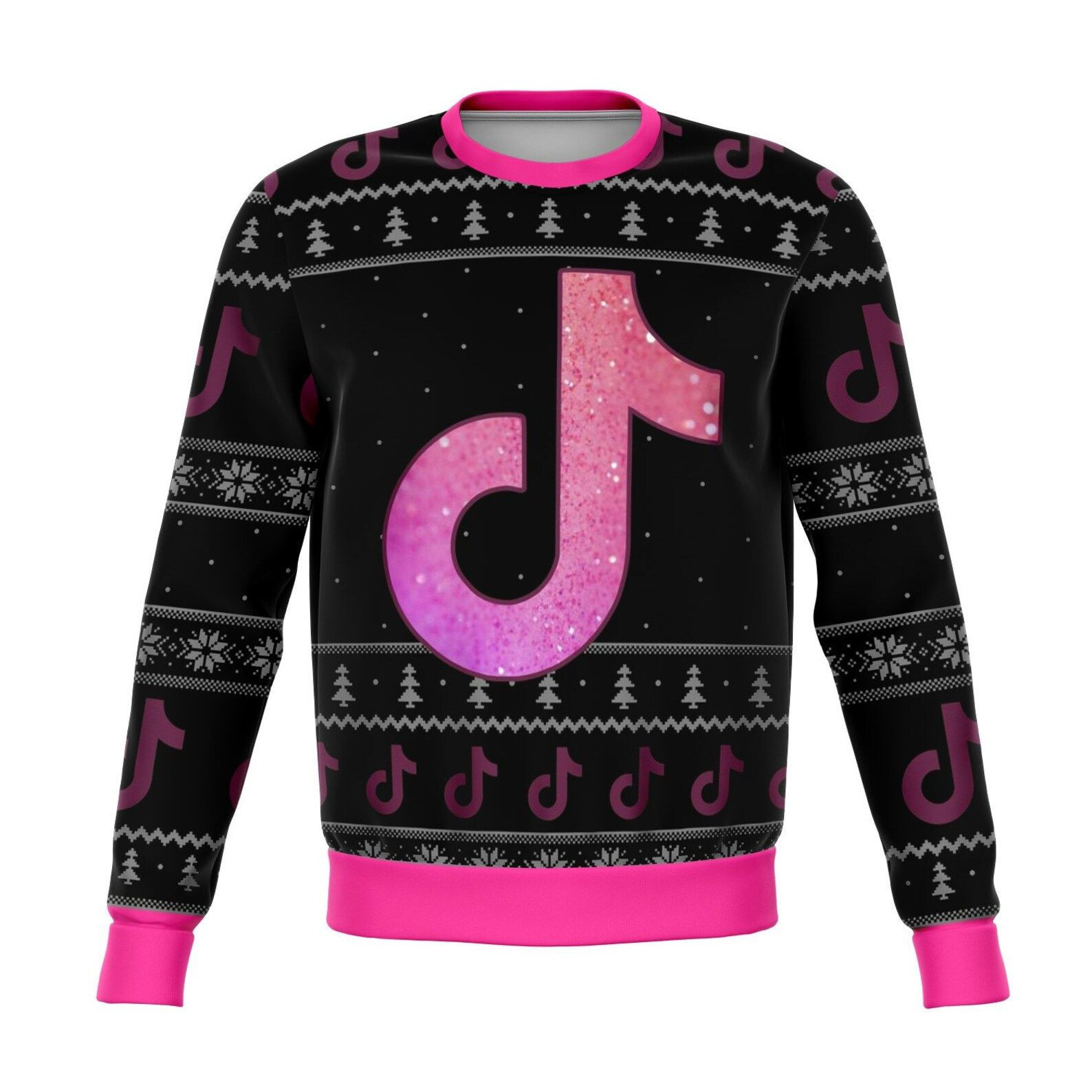 Galaxy Tiktok Ugly Christmas Sweater Adult 3D Funny Matching for family