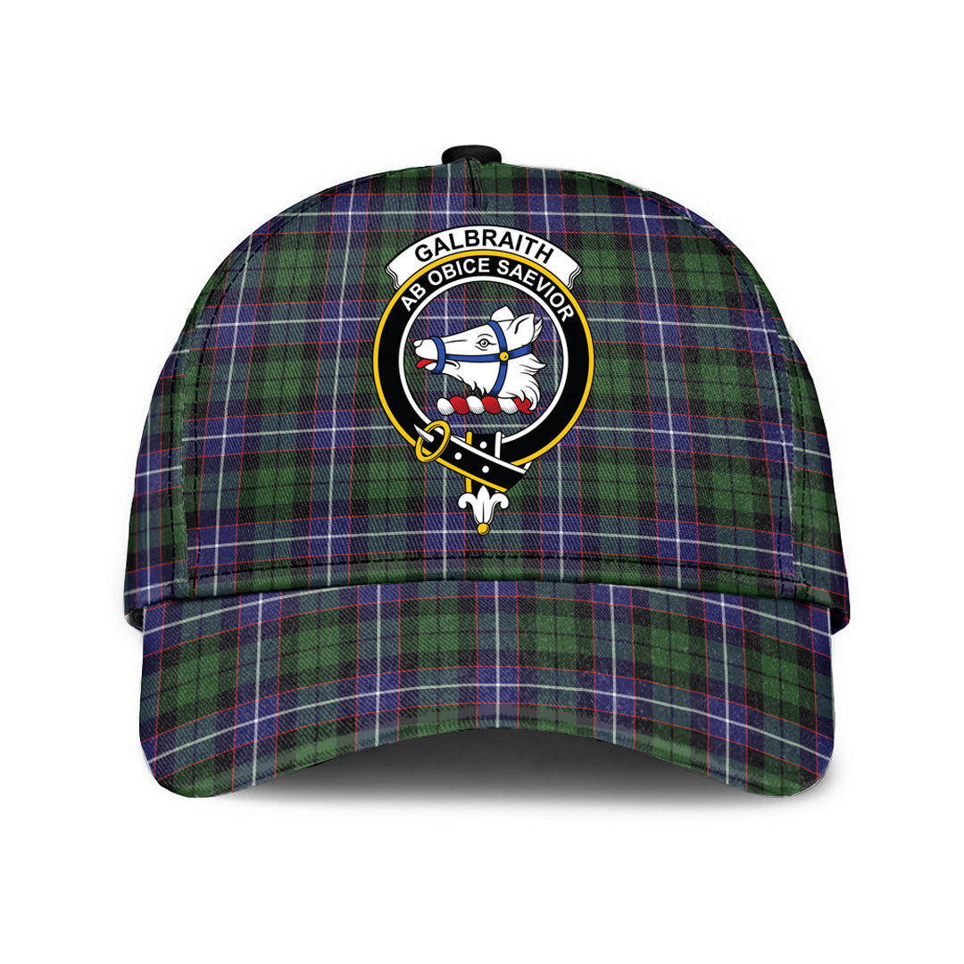 Galbraith Modern Tartan Baseball Cap, Tartan Plaid Cap with Family Crest K23 Trucker Hats Custom Hats Gifts For Men & Women