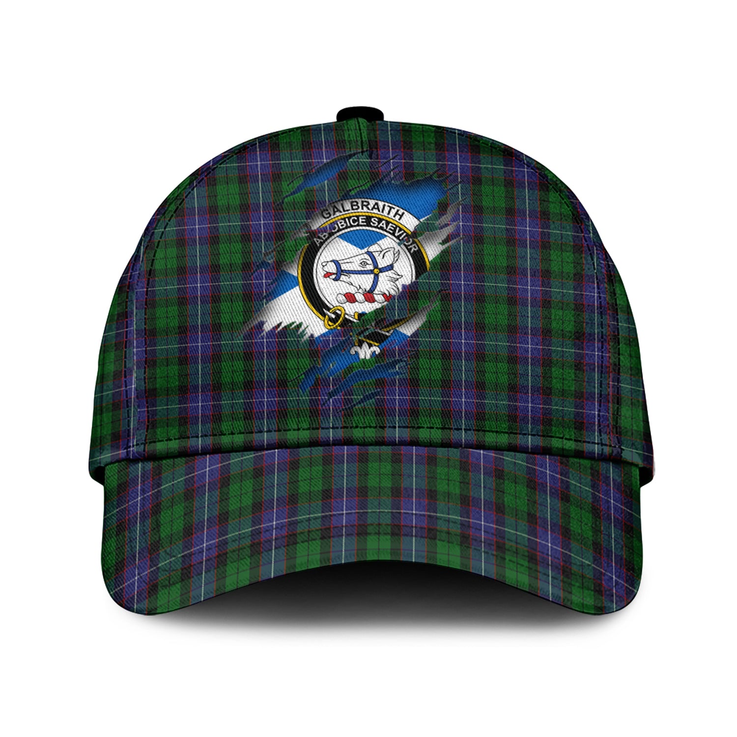 Galbraith Tartan Plaid Cap, Family Crest In Me Style Tartan Baseball Cap TS23 Trucker Hats Custom Hats Gifts For Men & Women