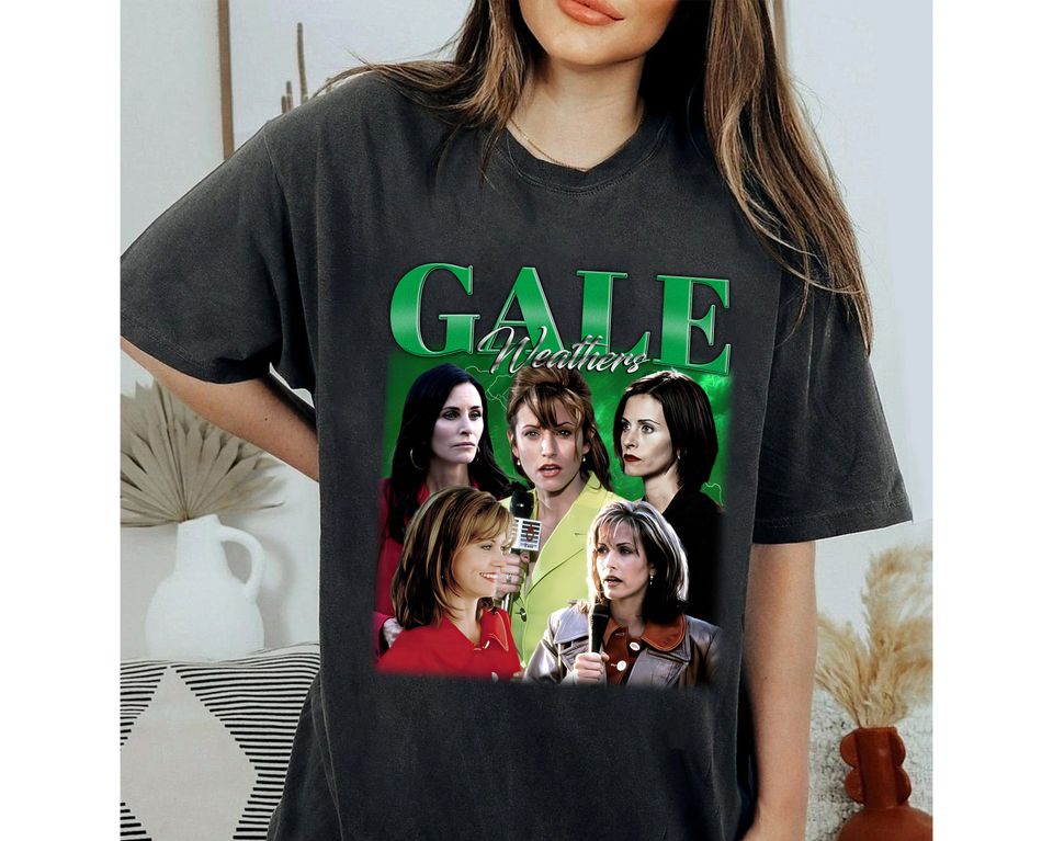 Gale Weathers Movie T-Shirt, Gale Weathers Vintage