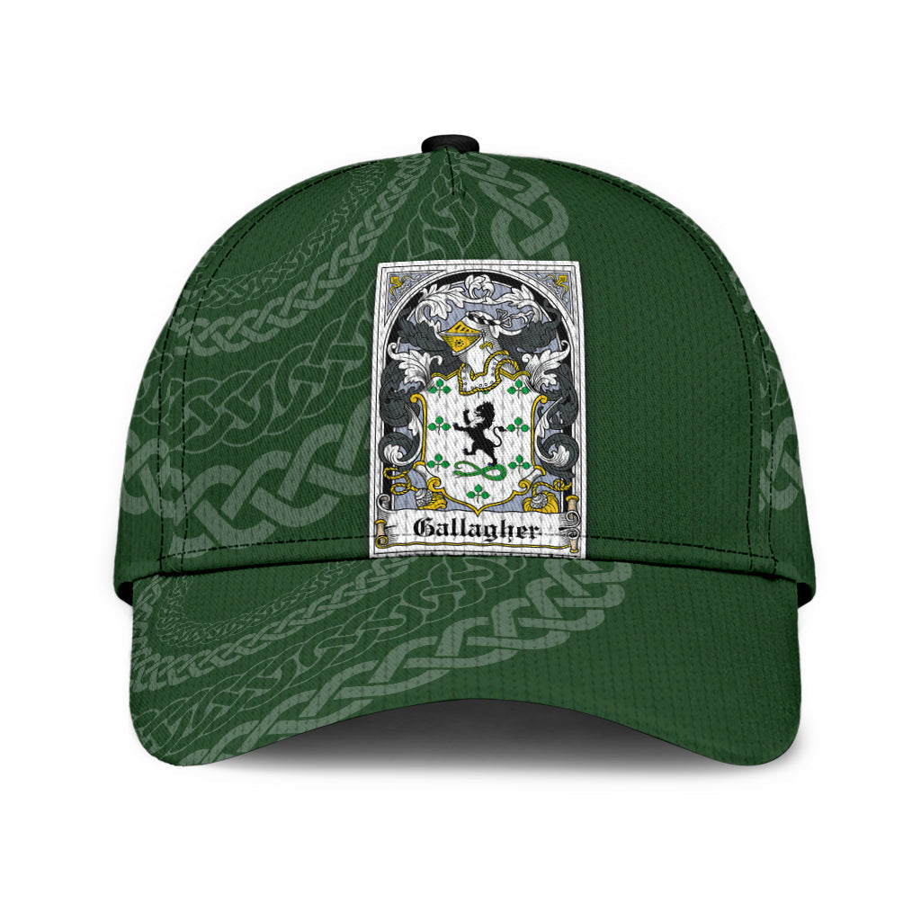 Gallagher Coat Of Arms - Irish Family Crest St Patrick's Day Hat Classic Cap Trucker Hats Custom Hats Gifts For Men & Women