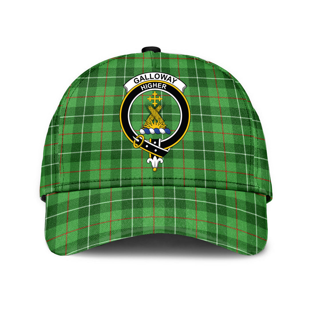 Galloway District Tartan Baseball Cap, Tartan Plaid Cap with Family Crest K23 Trucker Hats Custom Hats Gifts For Men & Women