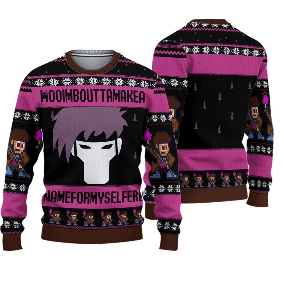 Gambit Make a name for myself Ugly Sweater