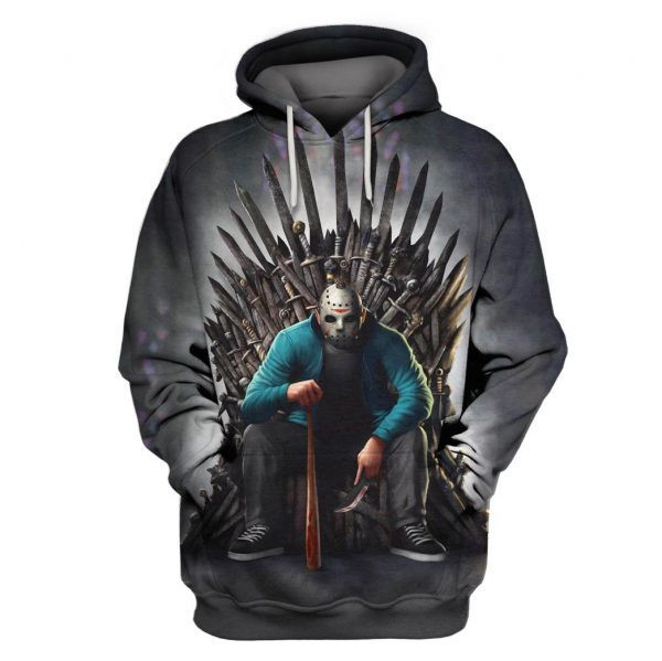 Game Of Throne Jason Voorhees Halloween 3D All Over Print Hoodie, Zip Hoodie