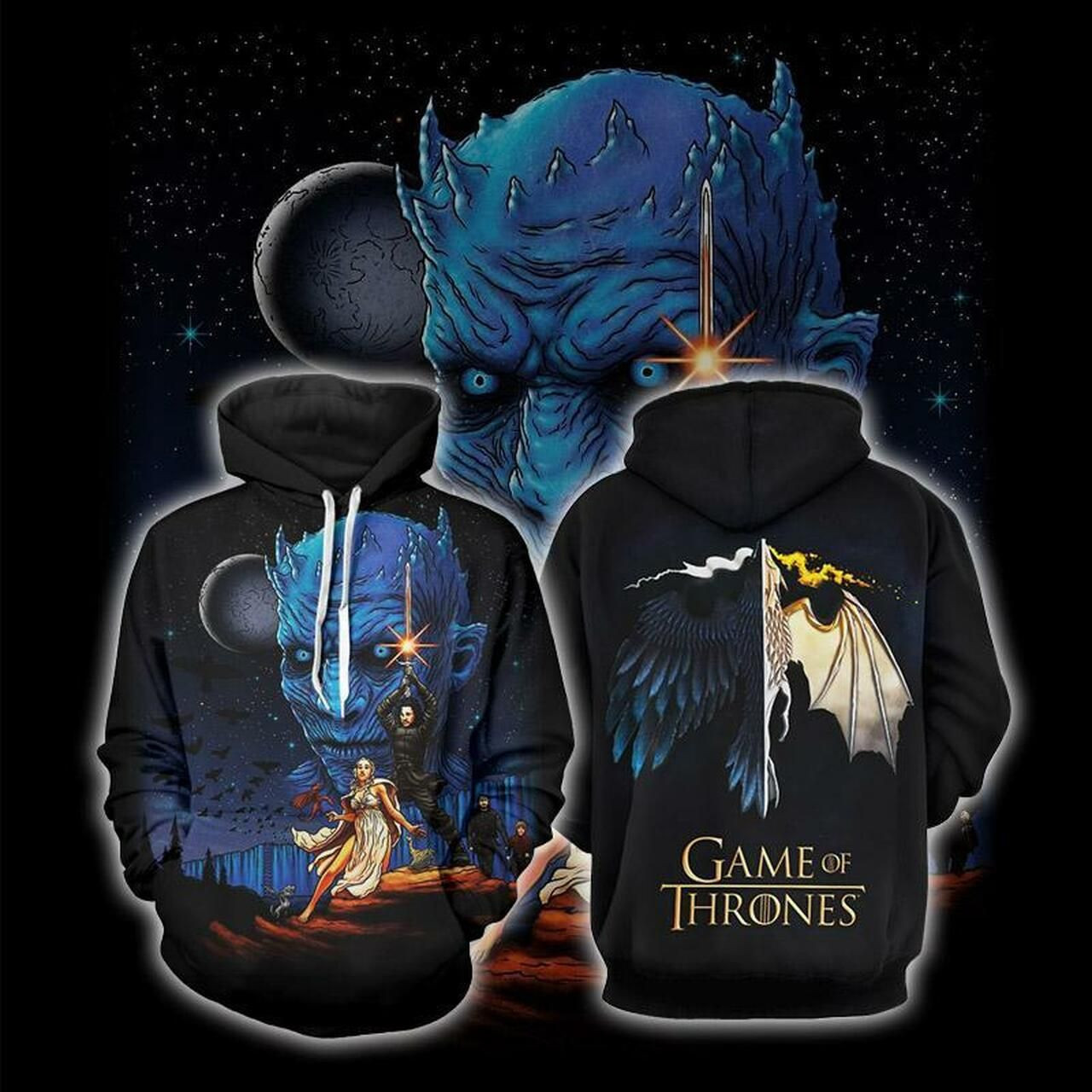 Game Of Thrones 3D All Over Print Hoodie, Zip Hoodie