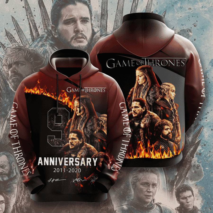 Game Of Thrones 3D All Over Print Hoodie, Zip Hoodie