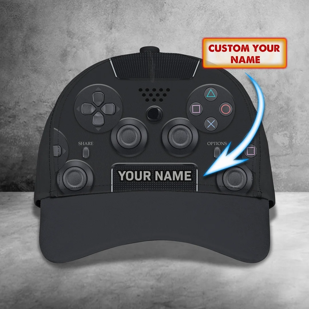 Game Personalized Name Cap Trucker Hats Custom Hats Gifts For Men & Women