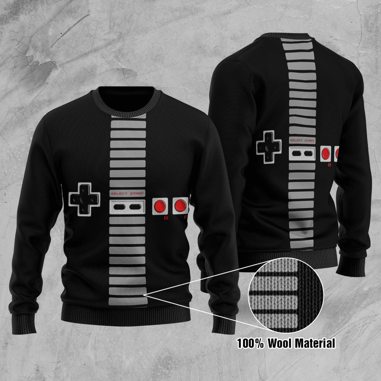 Game Ugly Christmas Sweater Adult 3D Funny Matching for family