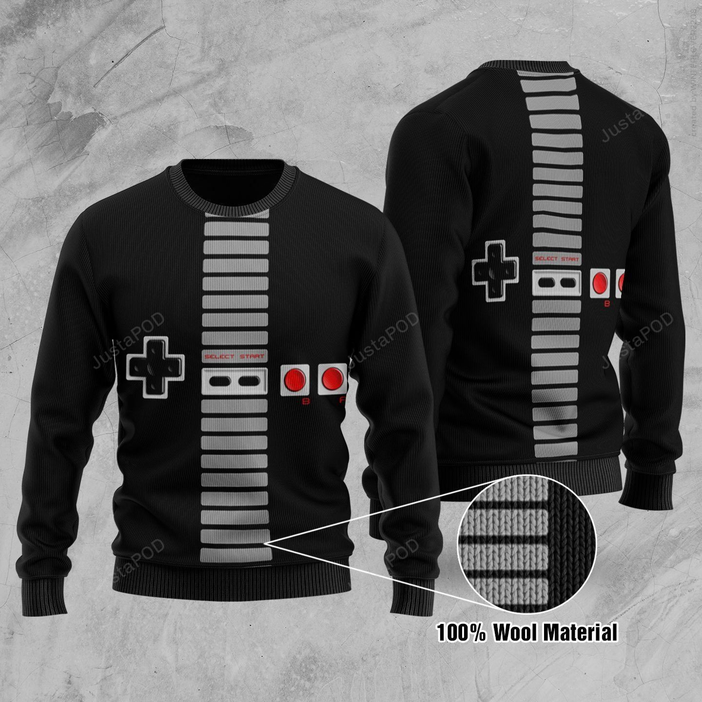 Game Ugly Christmas Sweater Adult 3D Funny Matching for family
