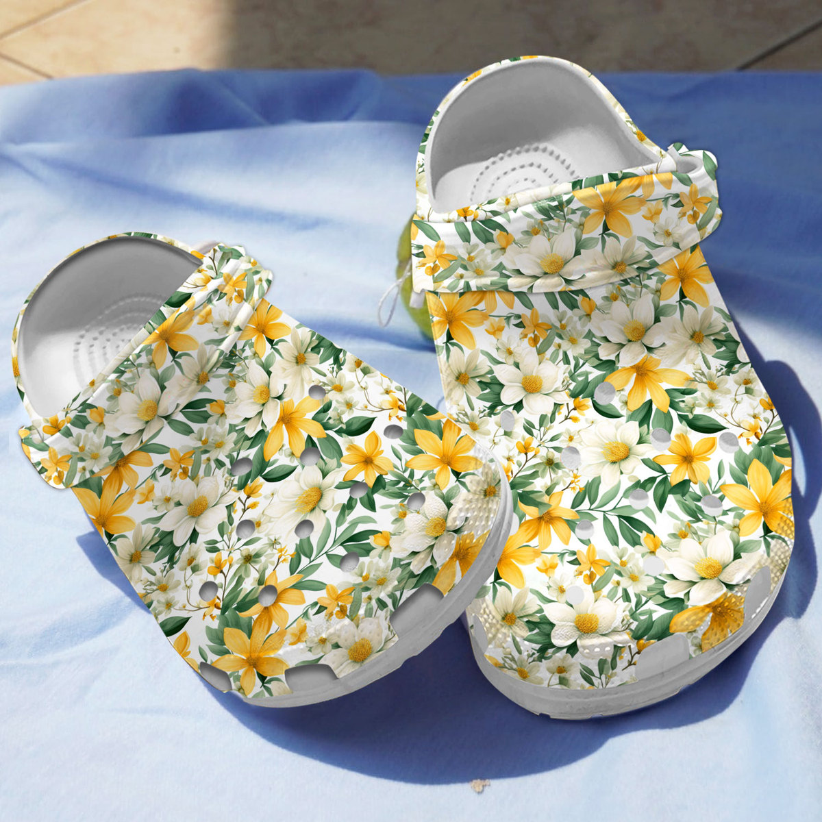 Garden Floral Crocs Crocband Clogs Shoes Comfortable For Men Women and Kids