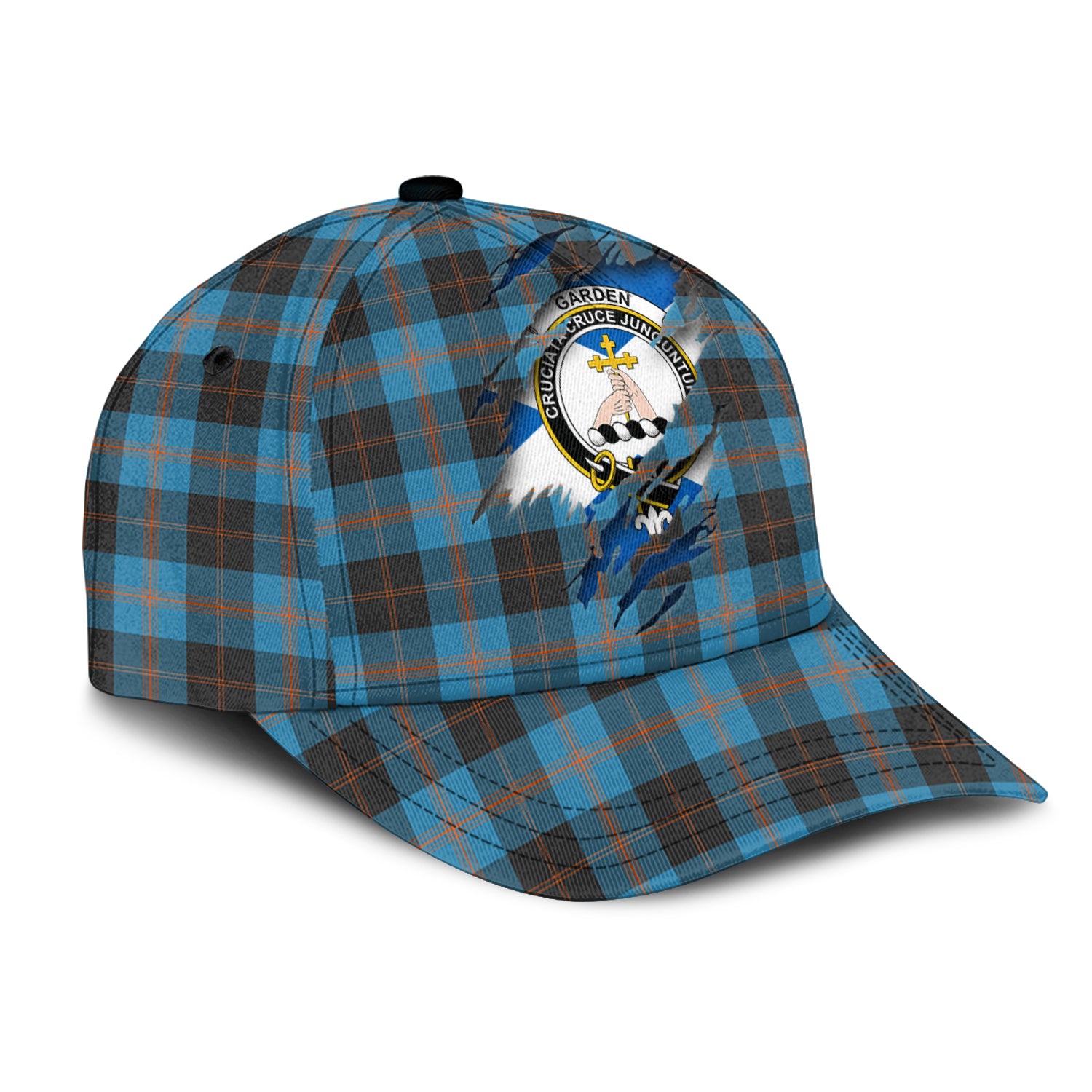 Garden Tartan Plaid Cap, Family Crest In Me Style Tartan Baseball Cap TS23 Trucker Hats Custom Hats Gifts For Men & Women