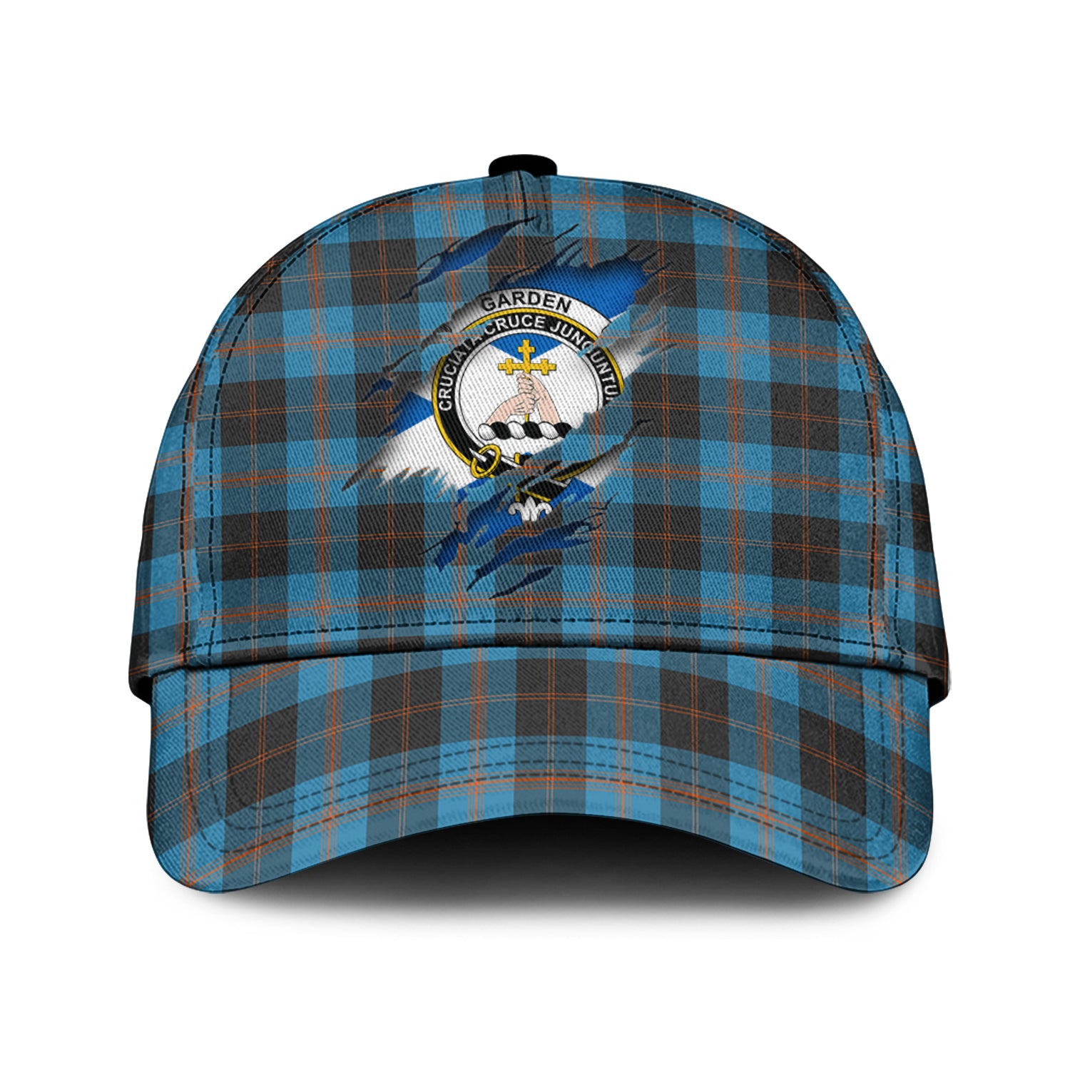Garden Tartan Plaid Cap, Family Crest In Me Style Tartan Baseball Cap TS23 Trucker Hats Custom Hats Gifts For Men & Women
